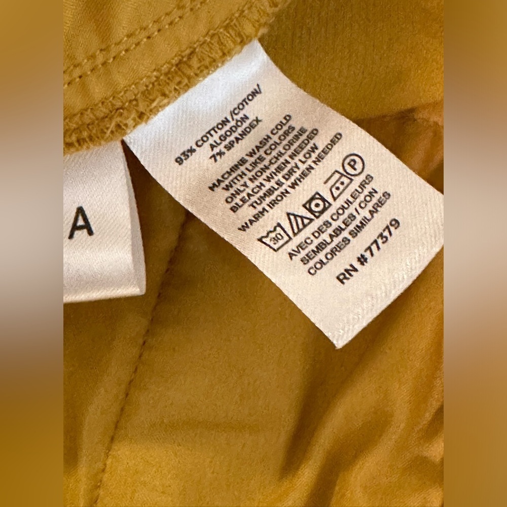 Ann Taylor Factory Mustard Ankle Pants - Picture 9 of 9